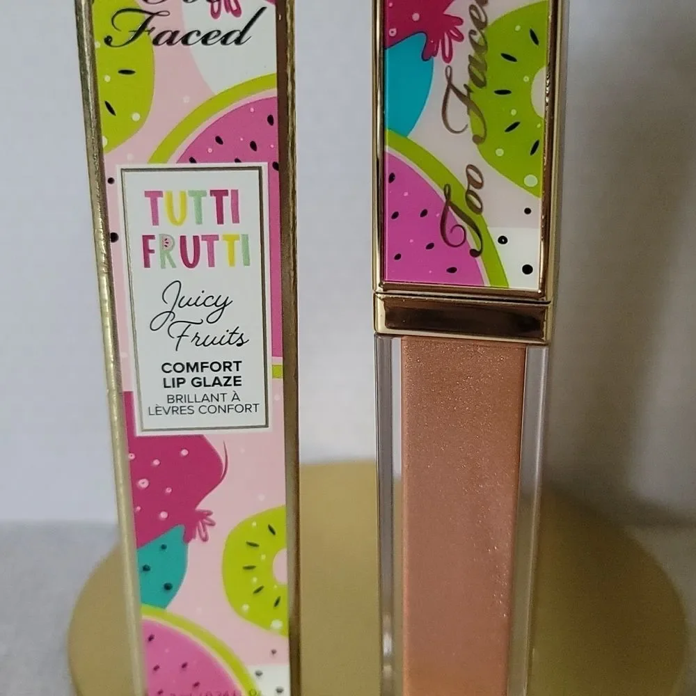 Too Faced Tutti Frutti Juicy Fruits Comfort Lip Glaze - Show Me Your Coconuts